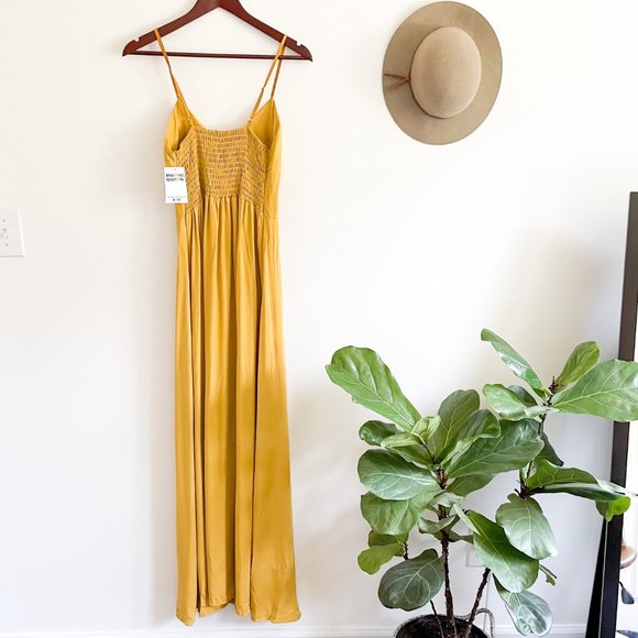 Yellow Maxi Dress, S/M - Picture 2 of 7